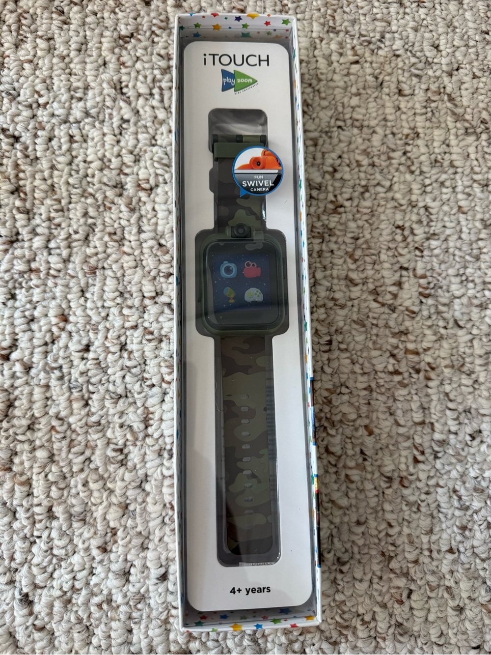 iTouch PlayZoom Kids Smartwatch Camo Camera NEW NIB